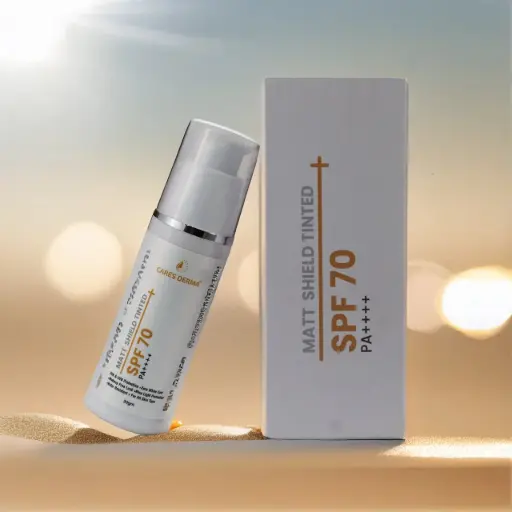 Cares Derma Matt Sheild Tinted SPF